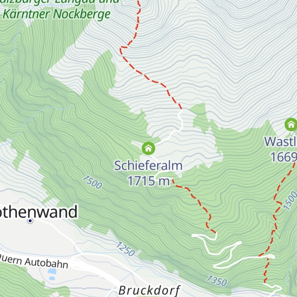 Map of Schieferalm