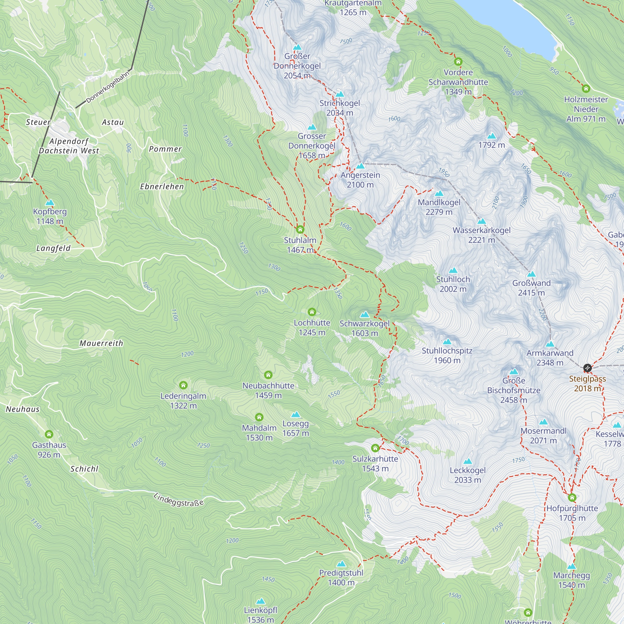 Lochhütte map