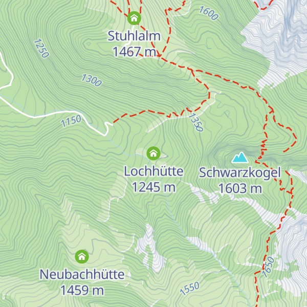 Map of Lochhütte