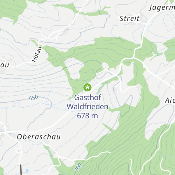 Map of Gasthof Waldfrieden