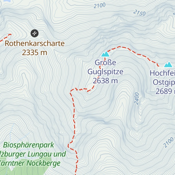 Map of Kleine Guglspitze
