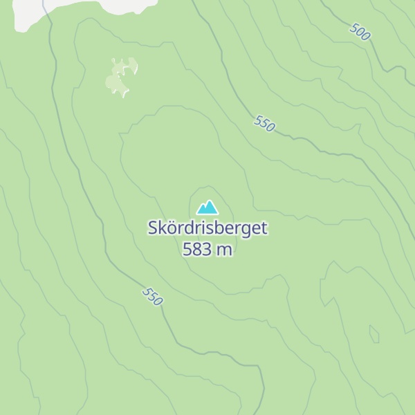 Map of Skördrisberget