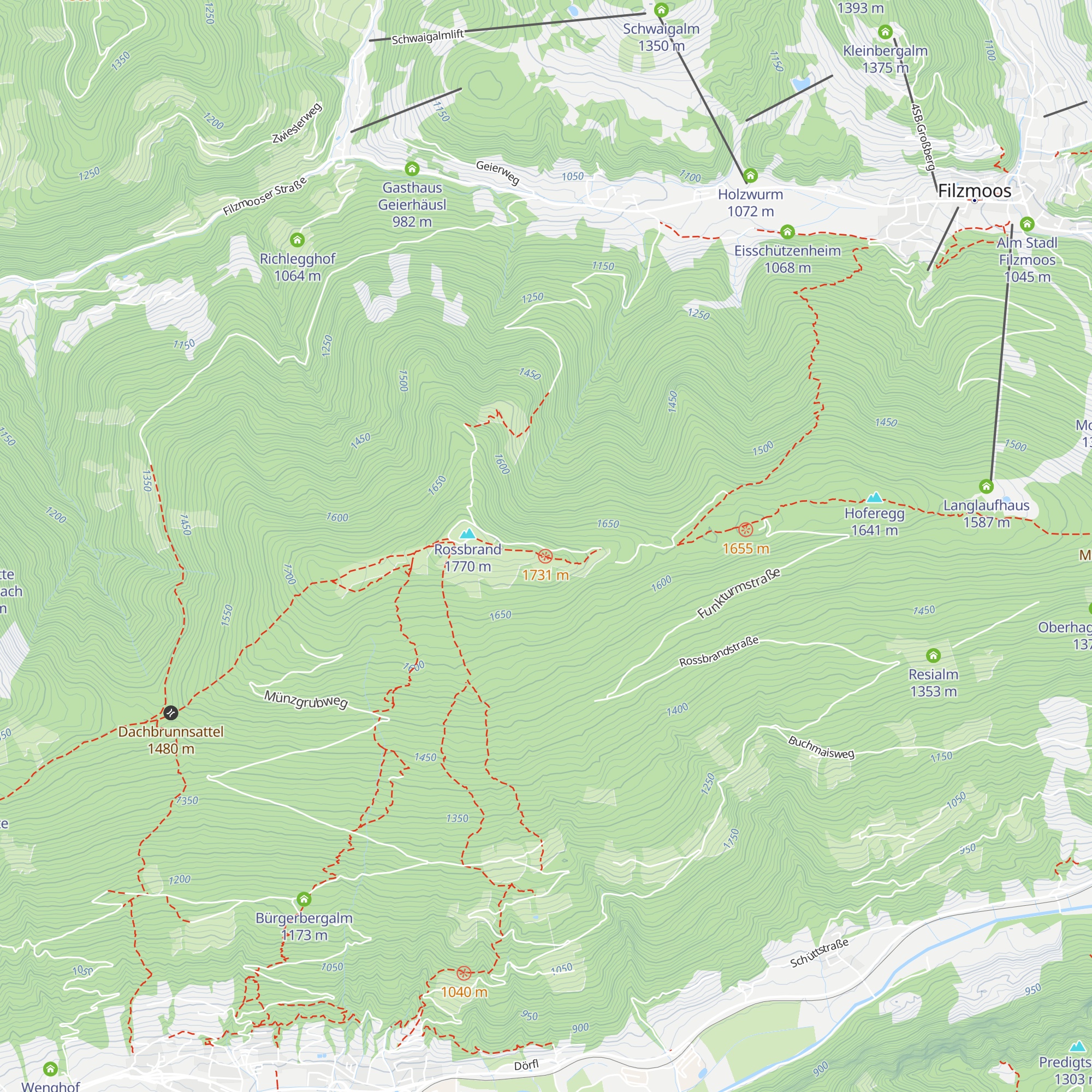 Karhütte map