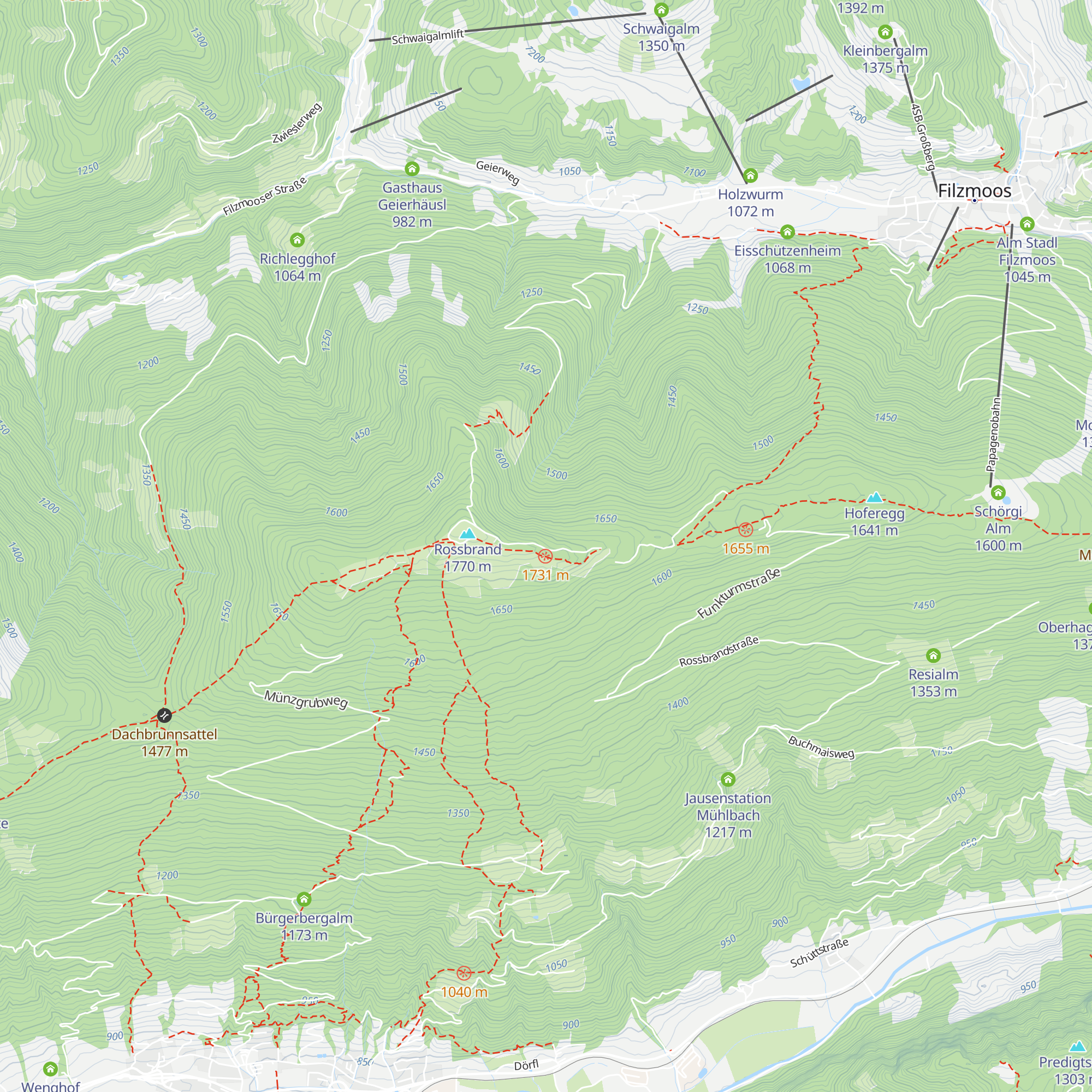Karhütte map