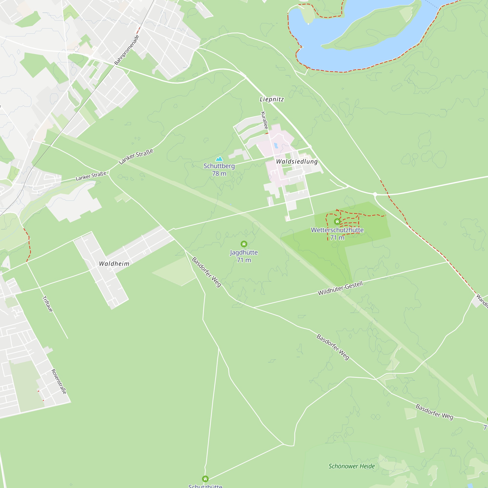 Jagdhütte map