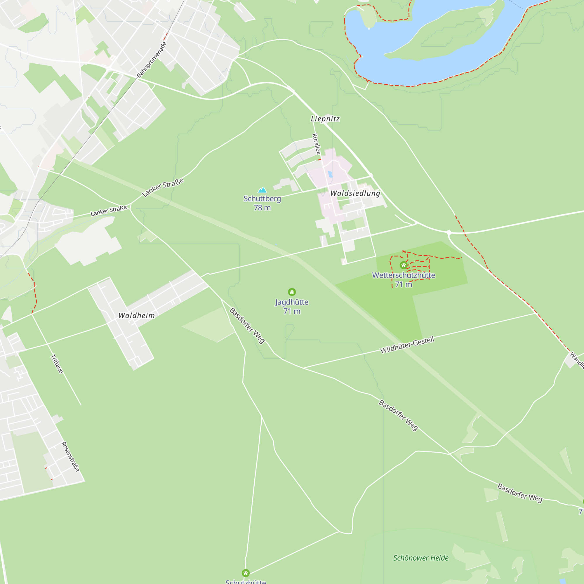 Jagdhütte map