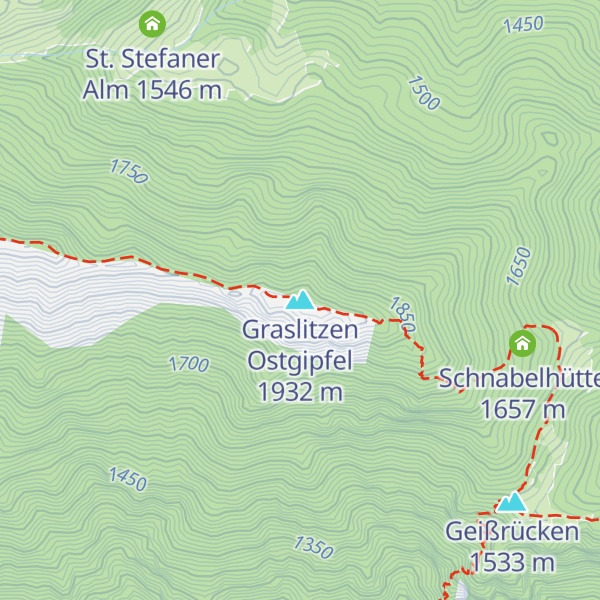 Map of Graslitzen Ostgipfel