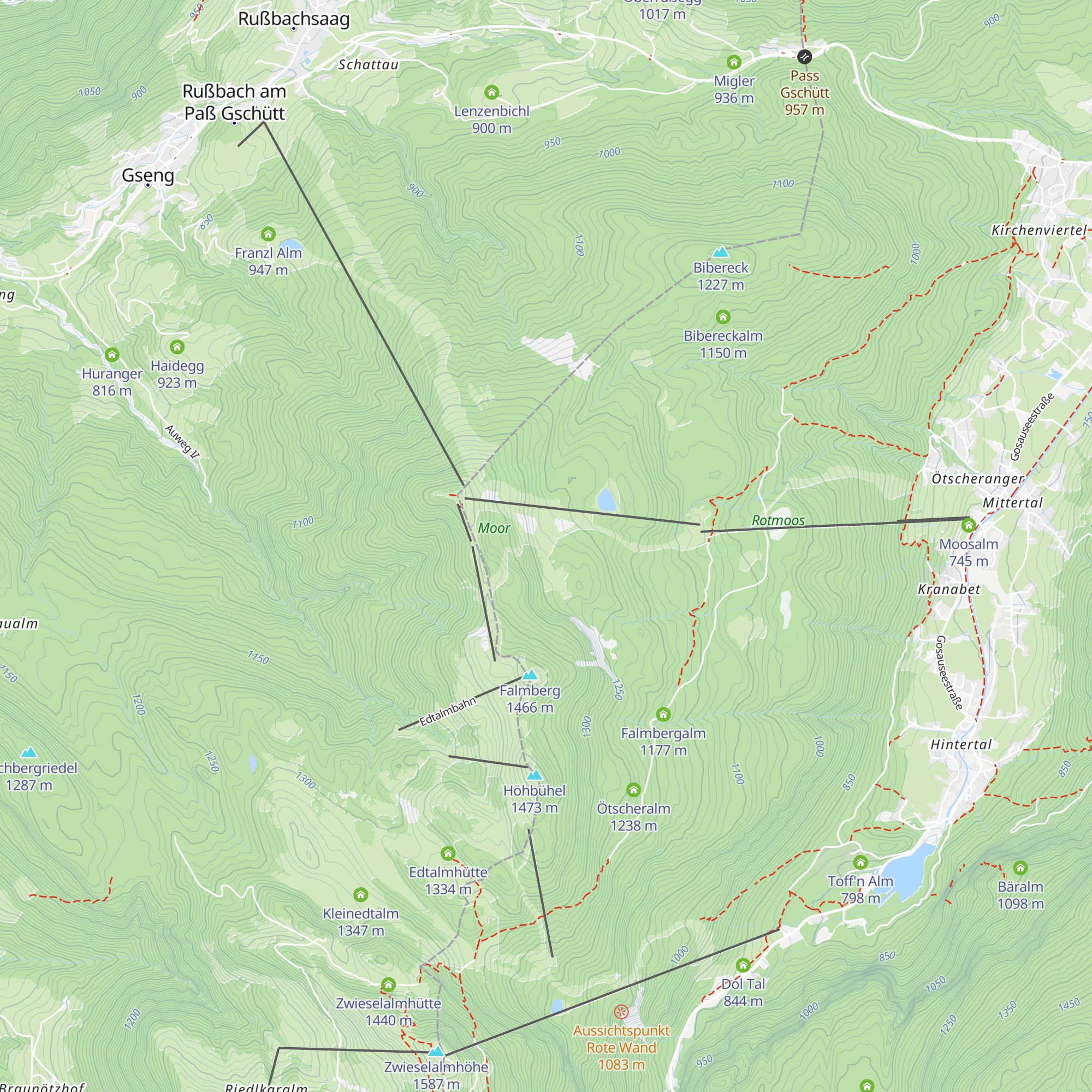 Zeishofalm map