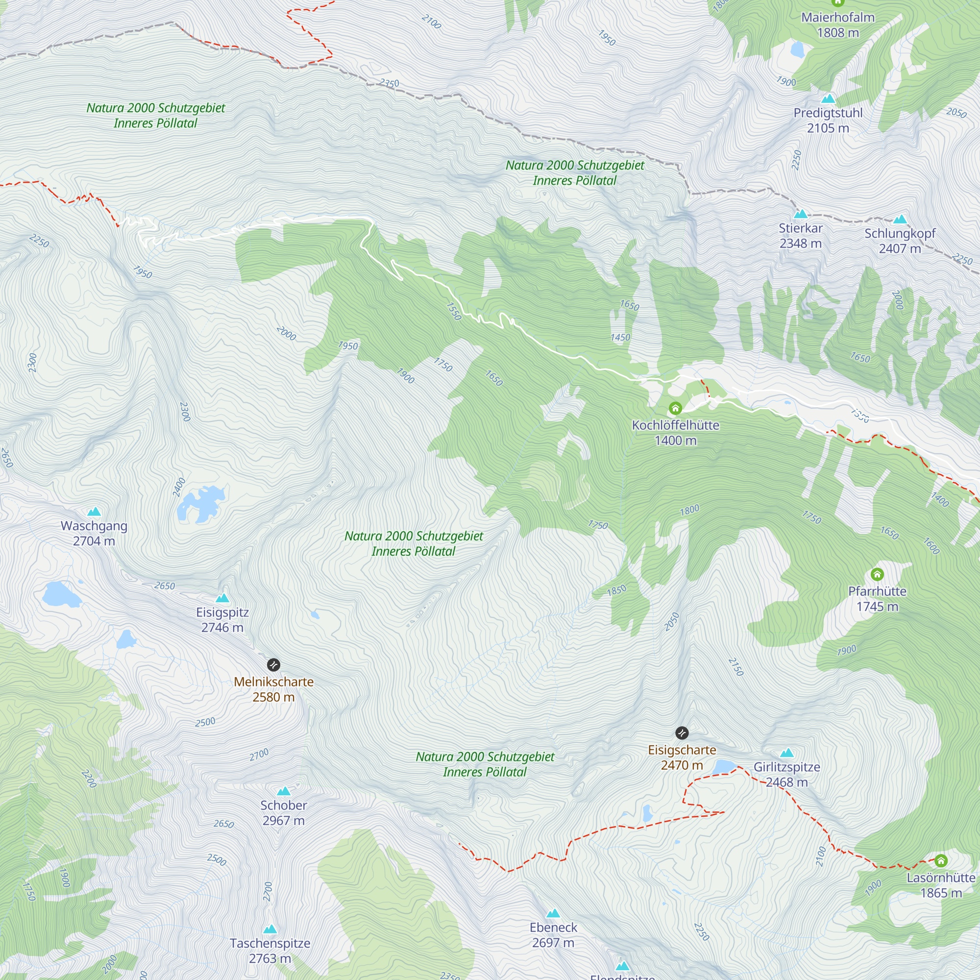 Moareisighütte map