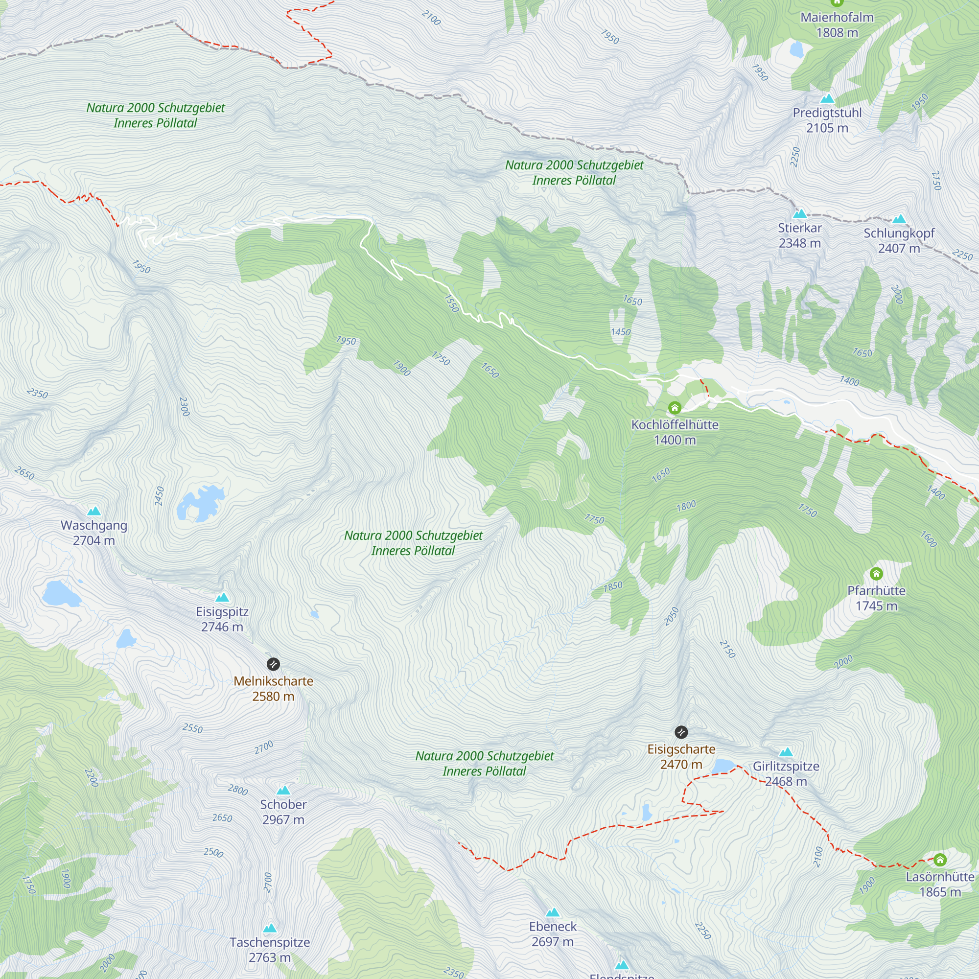 Moareisighütte map