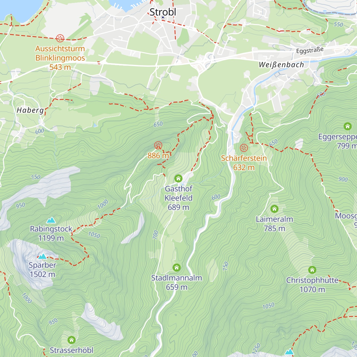 Gasthof Kleefeld map