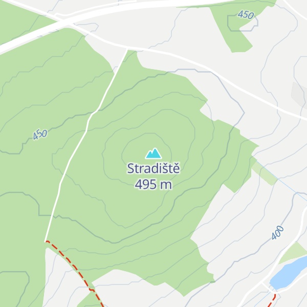Map of Stradiště