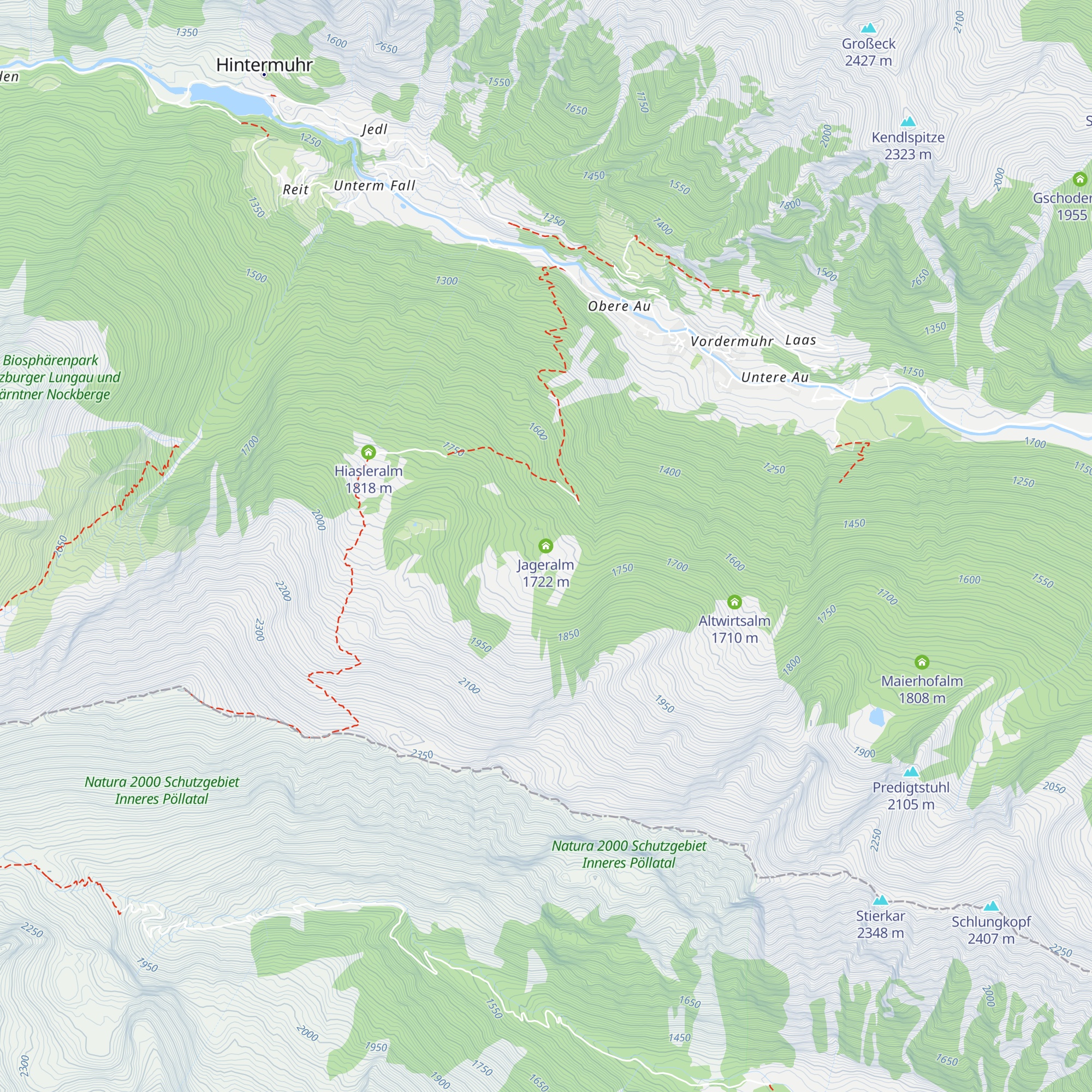 Jageralm map