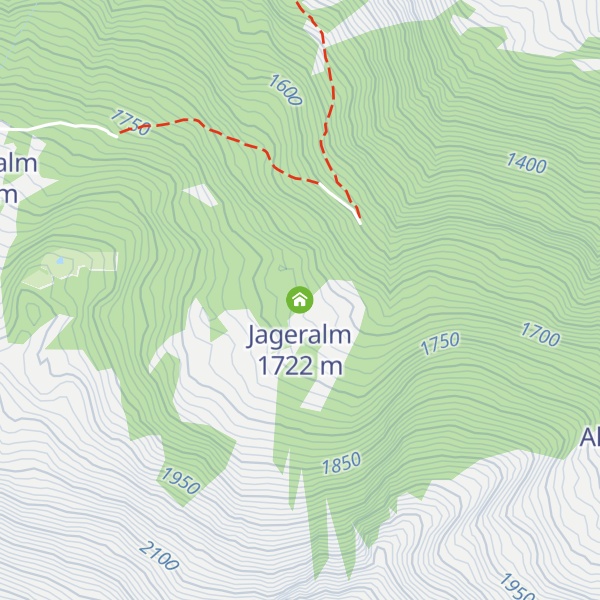 Map of Jageralm