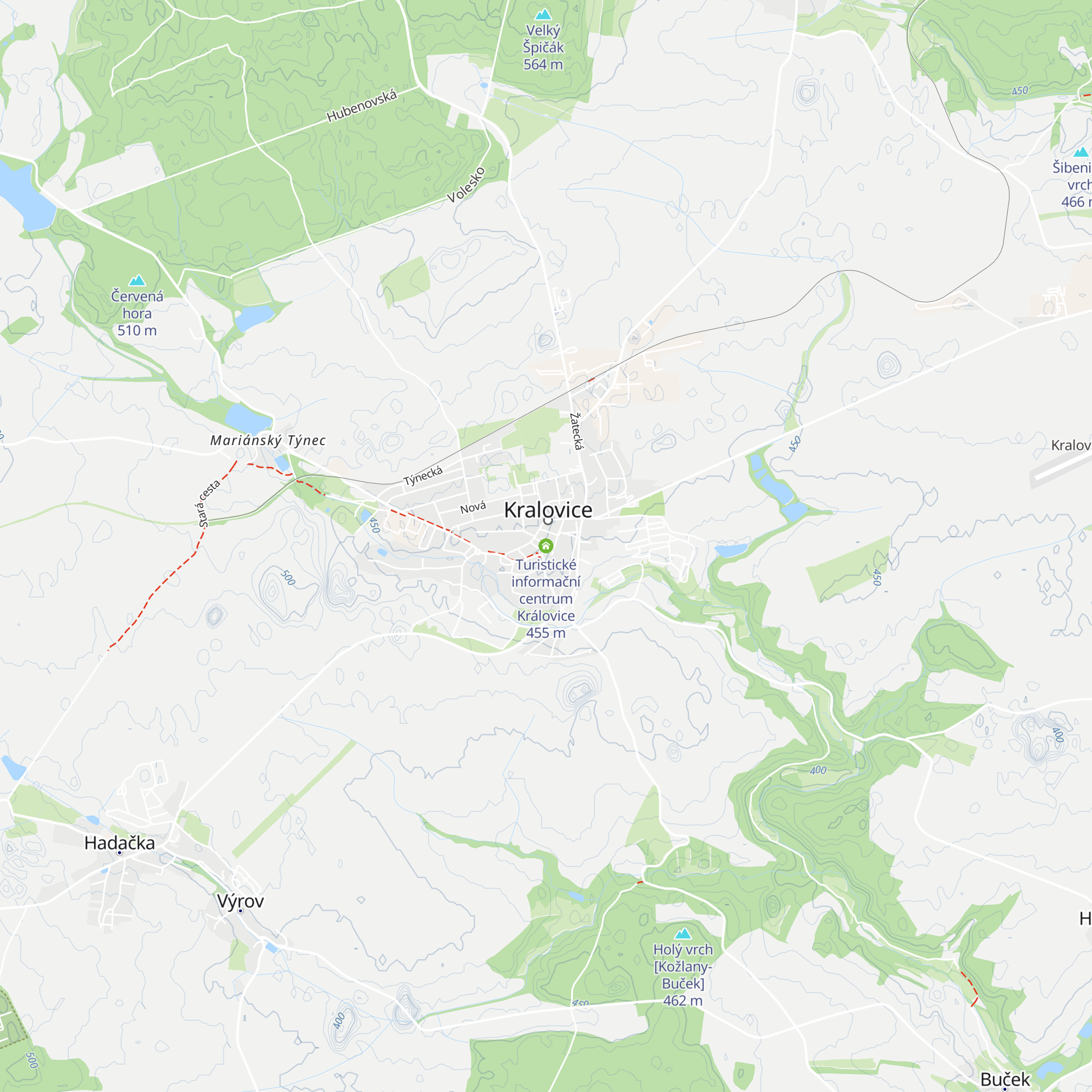 Turistické informační centrum Královice map