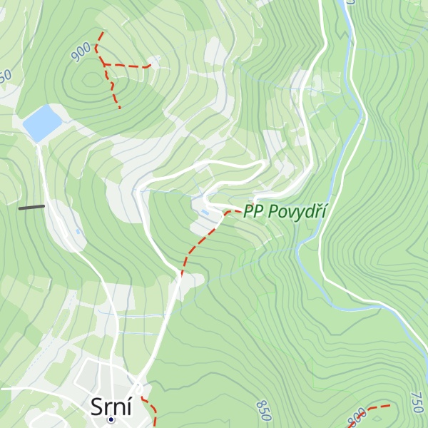 Map of Chata Povydří