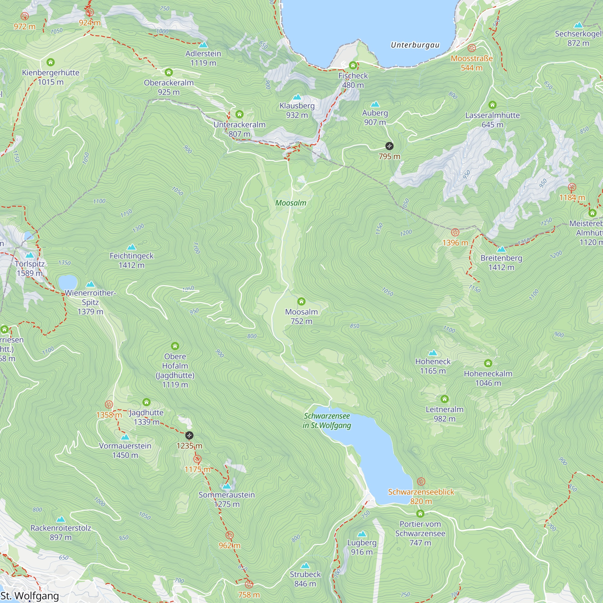Moosalm map