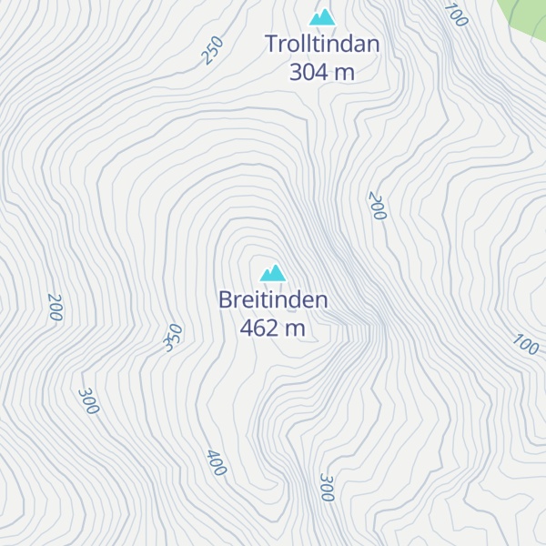 Map of Breitinden