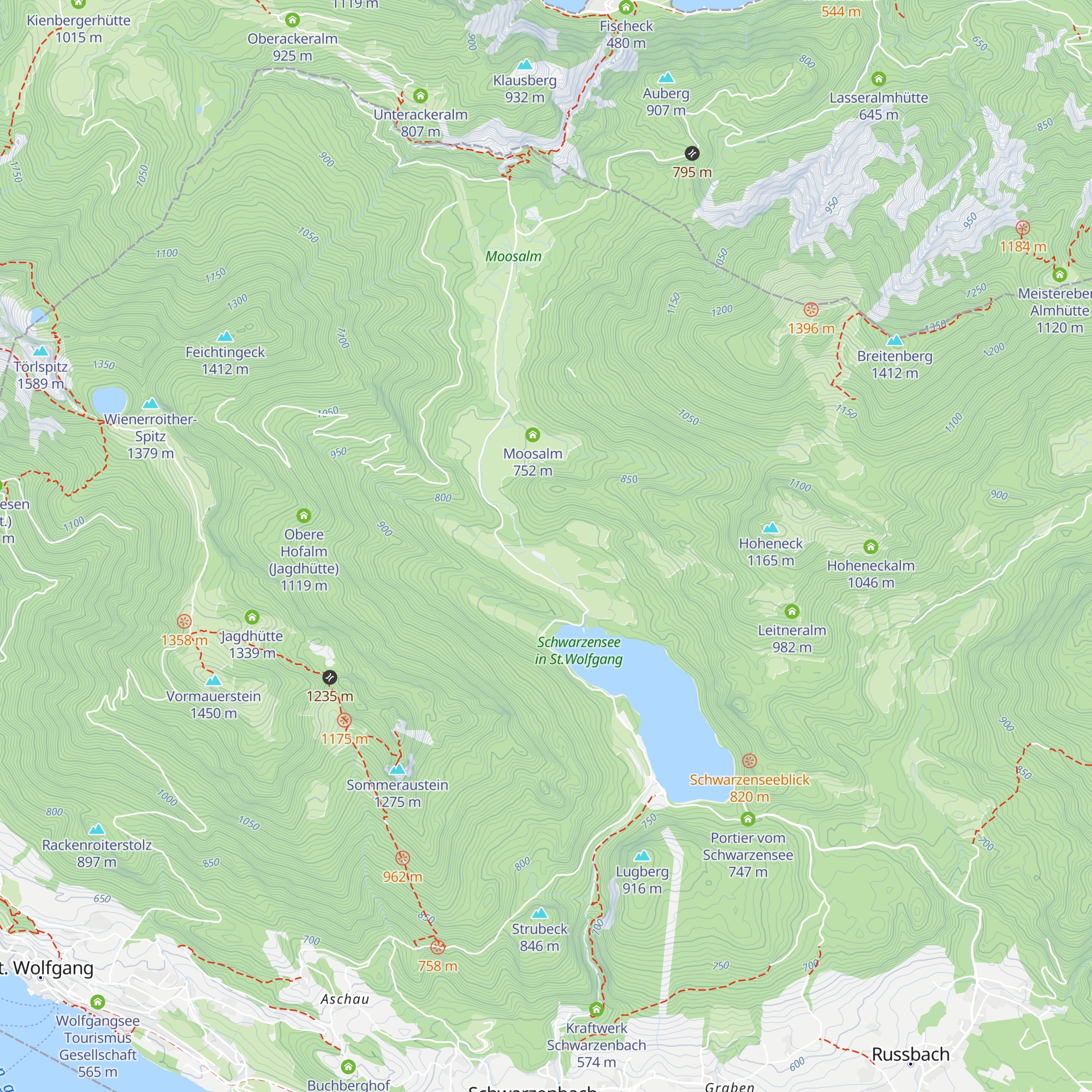 Grafenalm map
