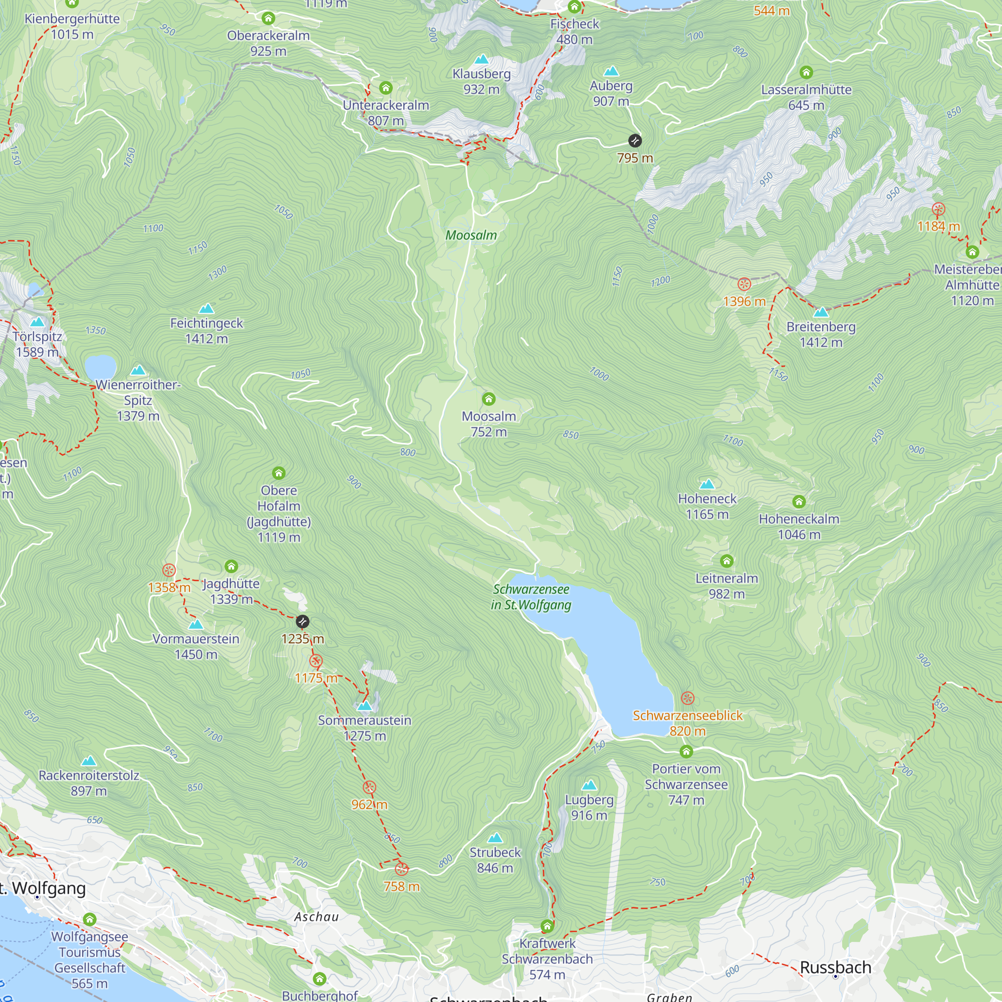 Grafenalm map