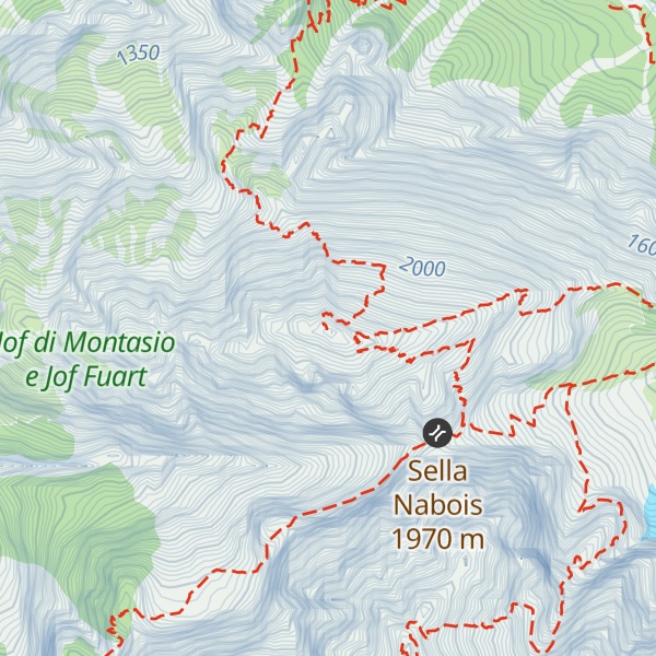 Map of Monte Nabois grande