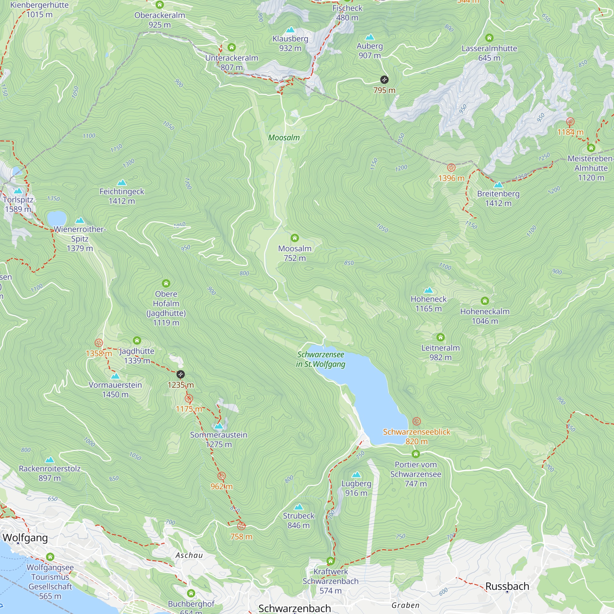 Grafenalm map