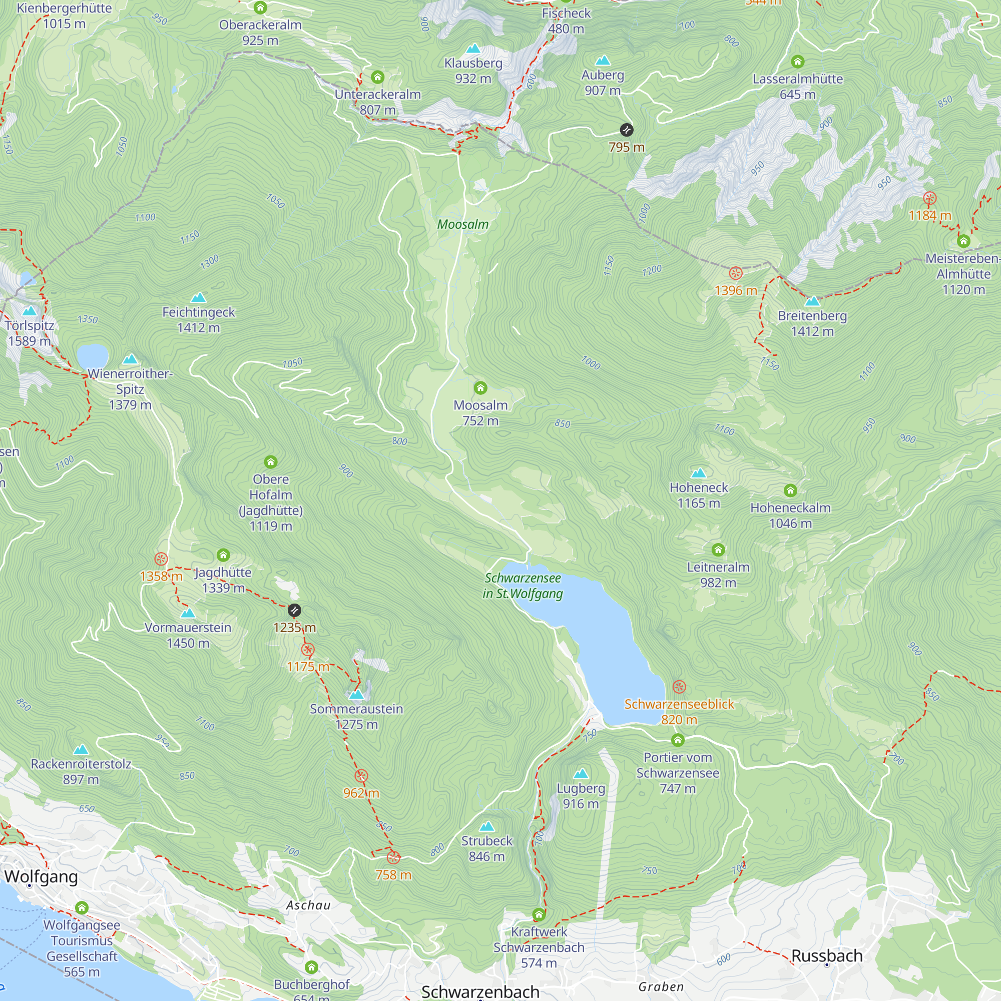 Grafenalm map