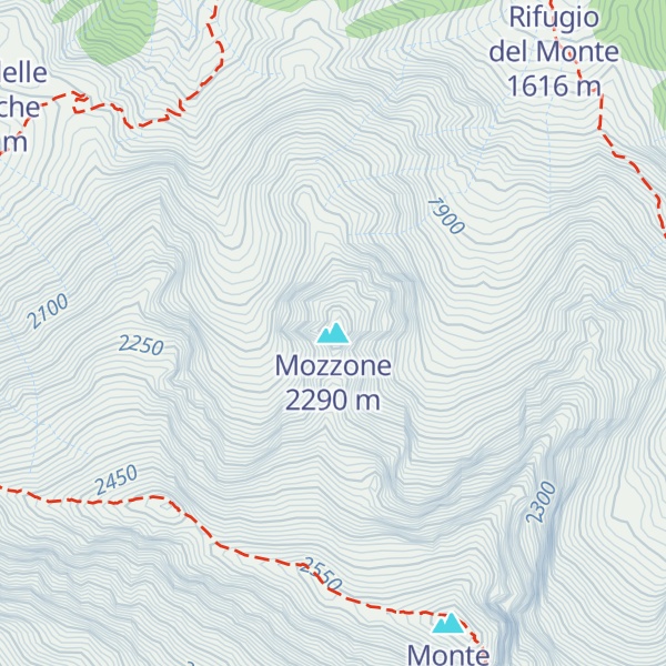 Map of Mozzone