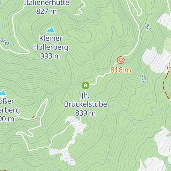 Map of Jh. Brückelstube