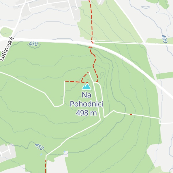 Map of Na Pohodnici