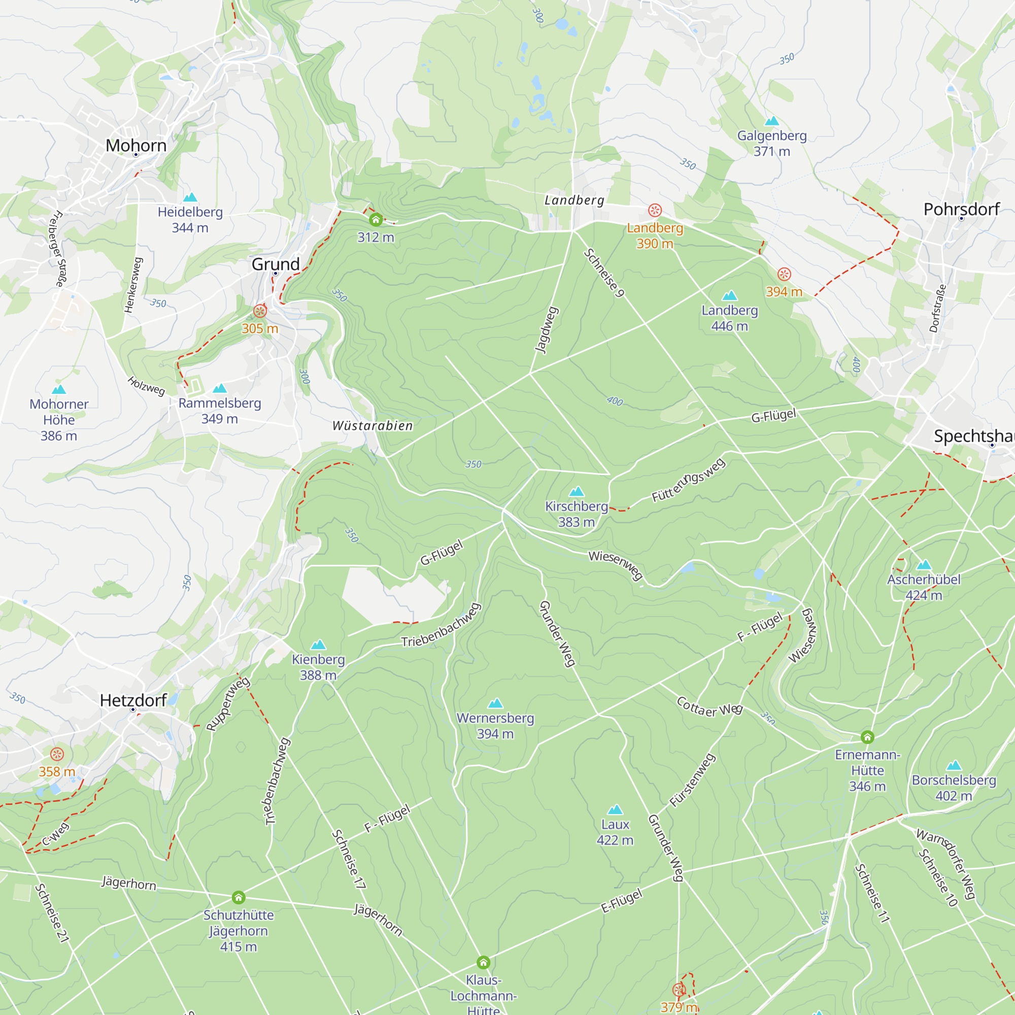 Schutzhütte Kirschberg map