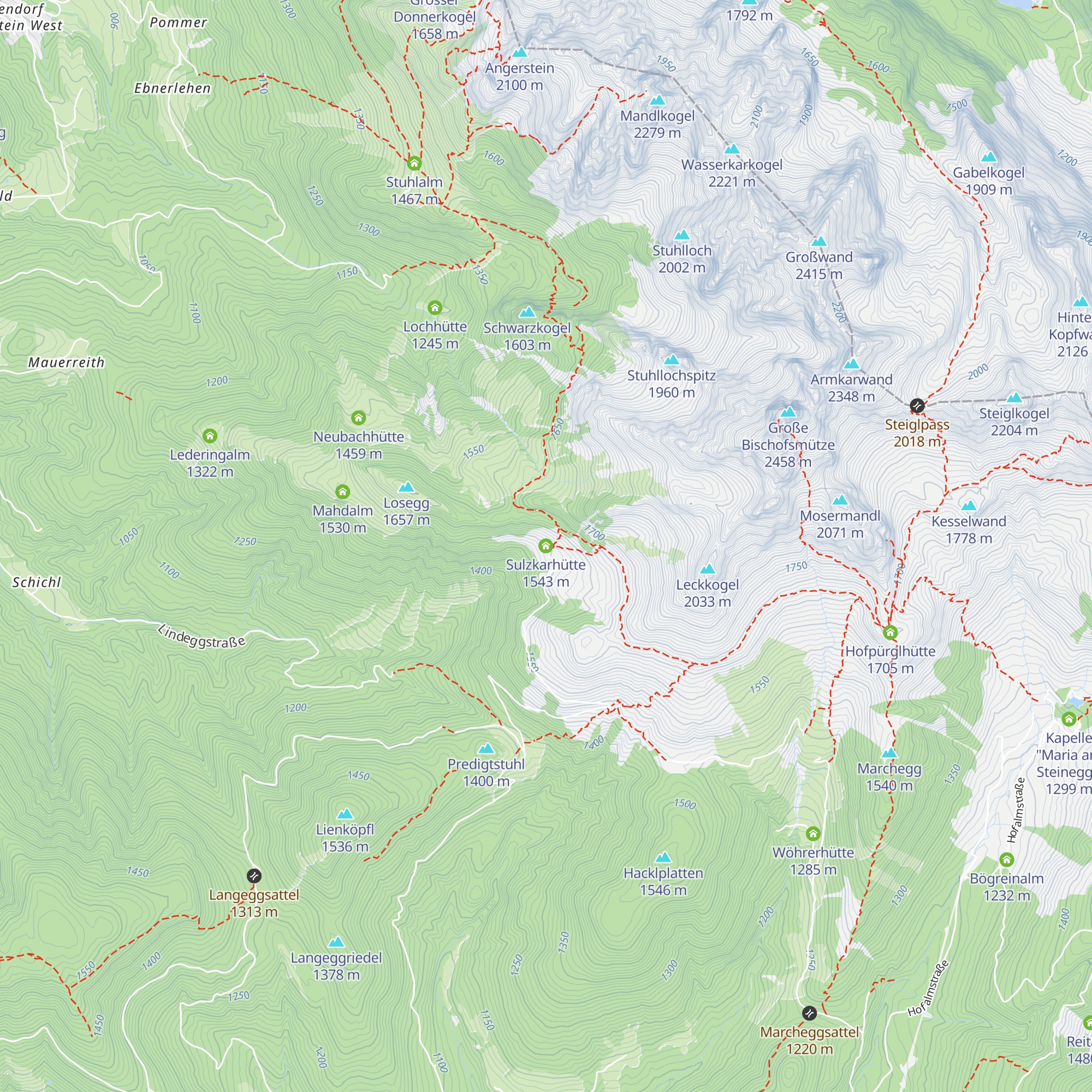 Sulzkarhütte map