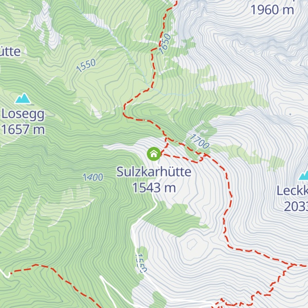 Map of Sulzkarhütte