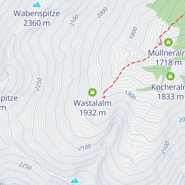 Map of Wastalalm