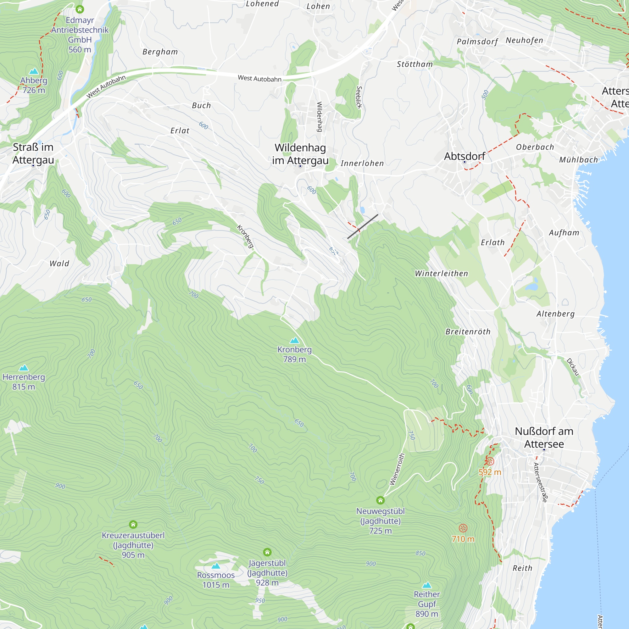 Ferienhotel Hofer map