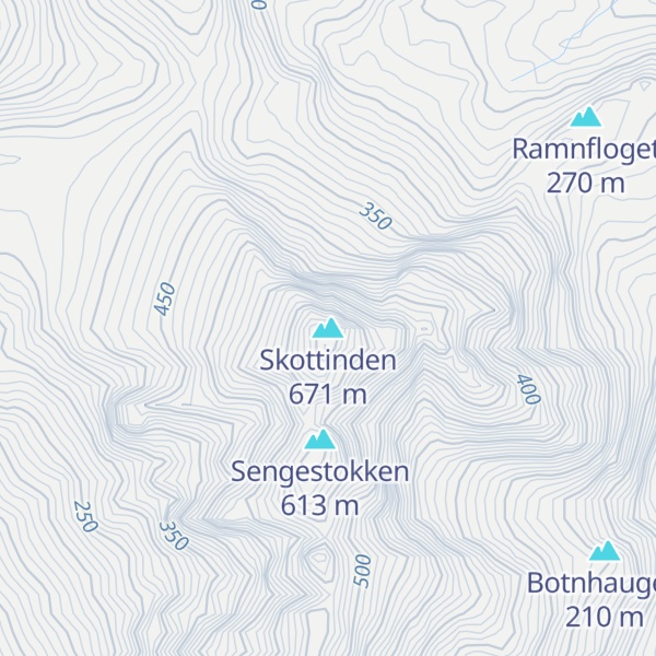 Map of Skottinden