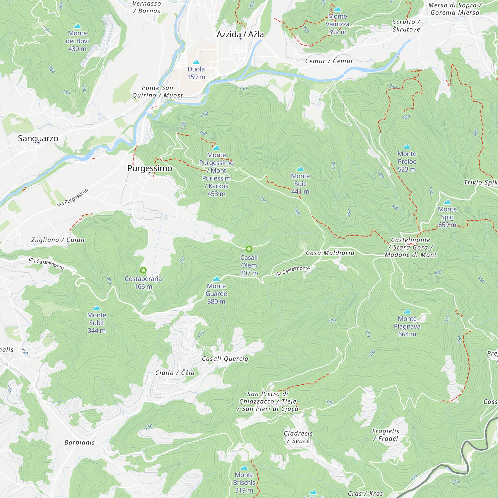 Casali Olem map