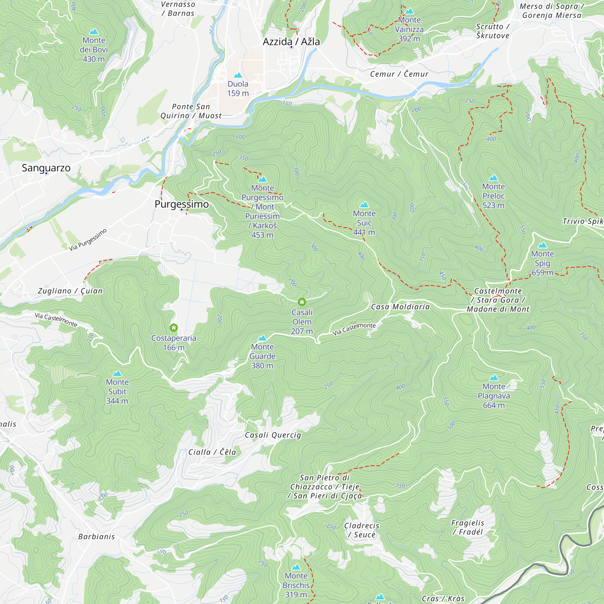 Casali Olem map