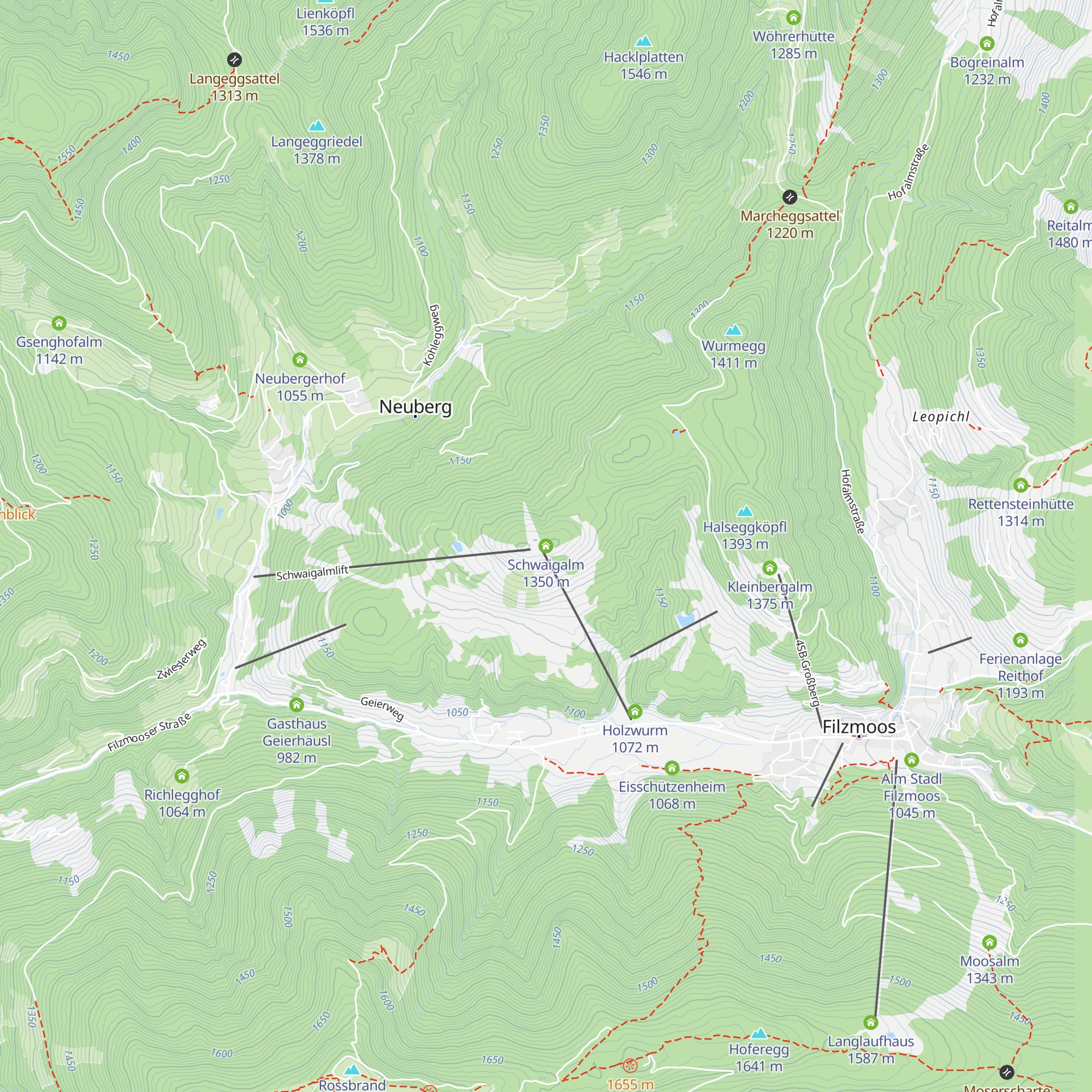 Schwaigalm map