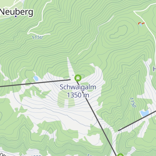 Map of Schwaigalm