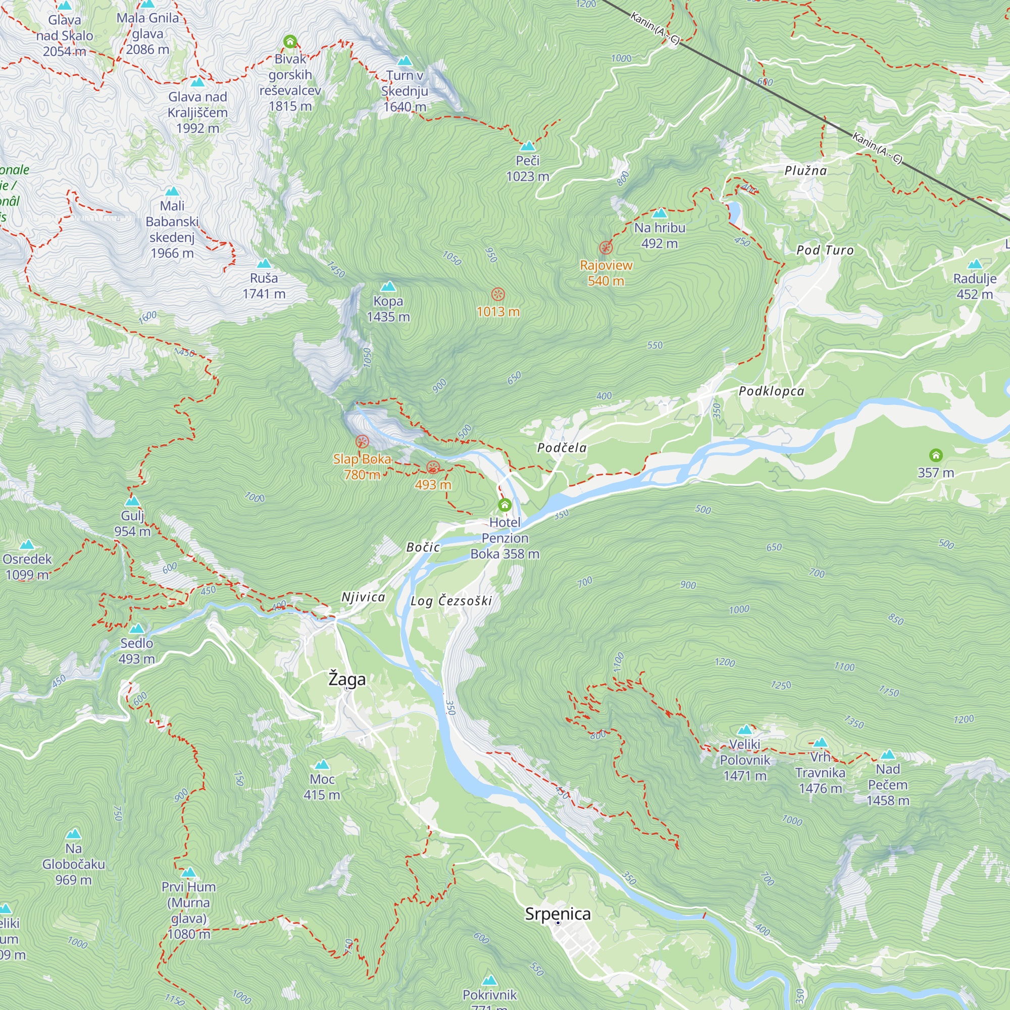 Hotel Penzion Boka map