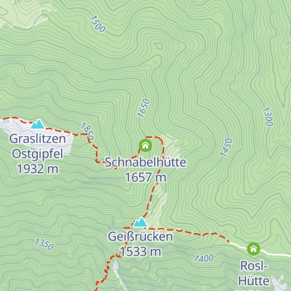 Map of Schnabelhütte
