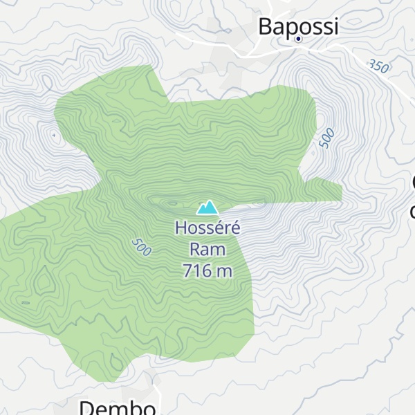 Map of Hosséré Ram