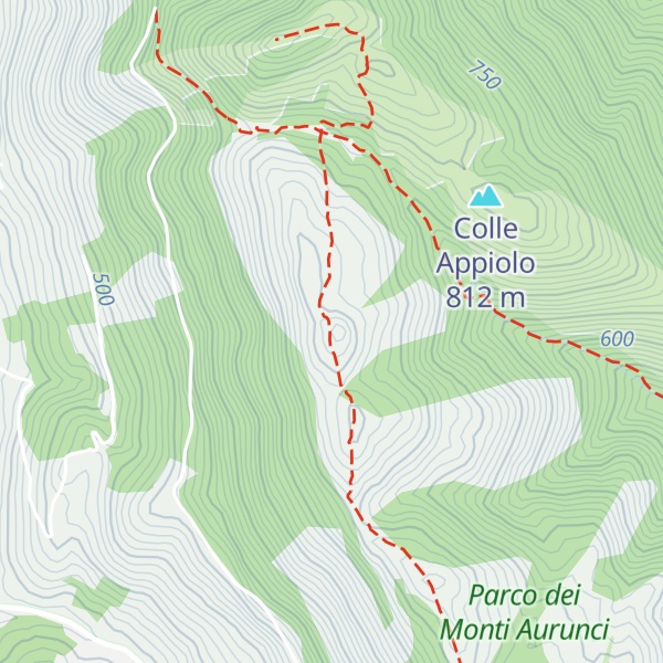 Map of Monte Scaroli