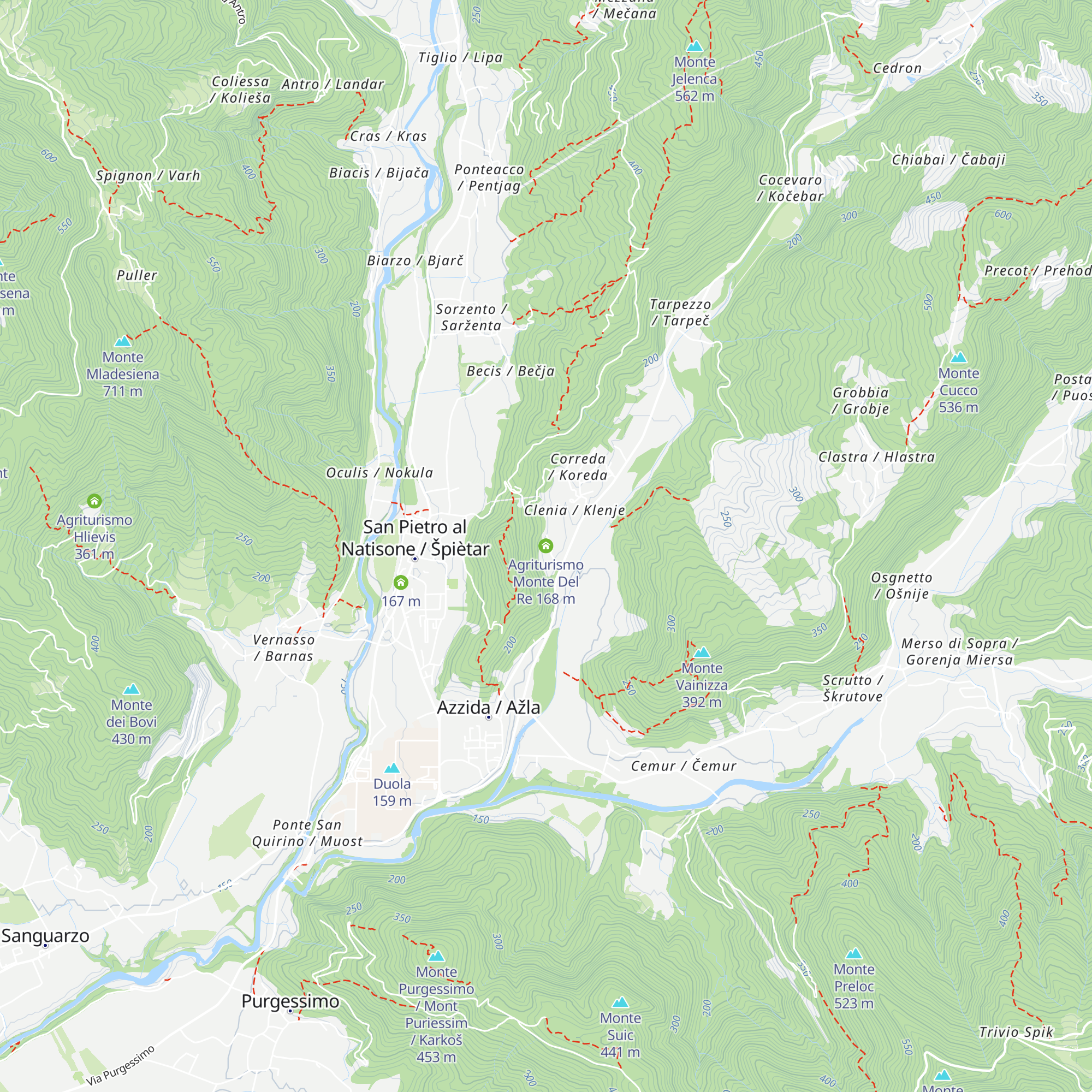 Agriturismo Monte Del Re map