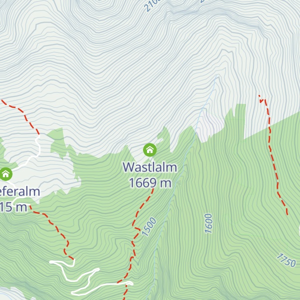 Map of Wastlalm
