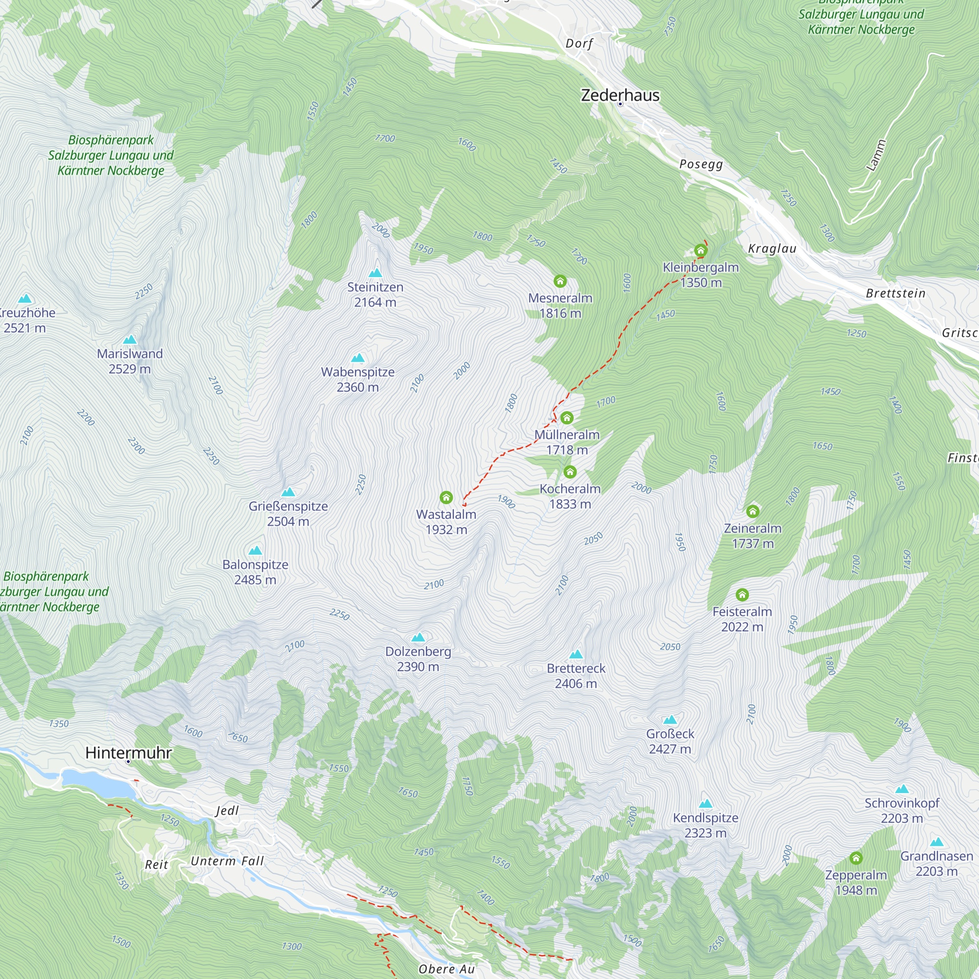 Fallthoralm map
