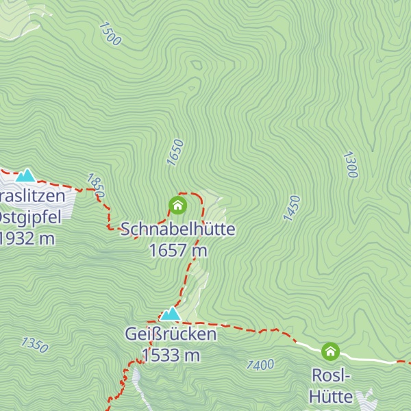 Map of Köstendorfer Alm