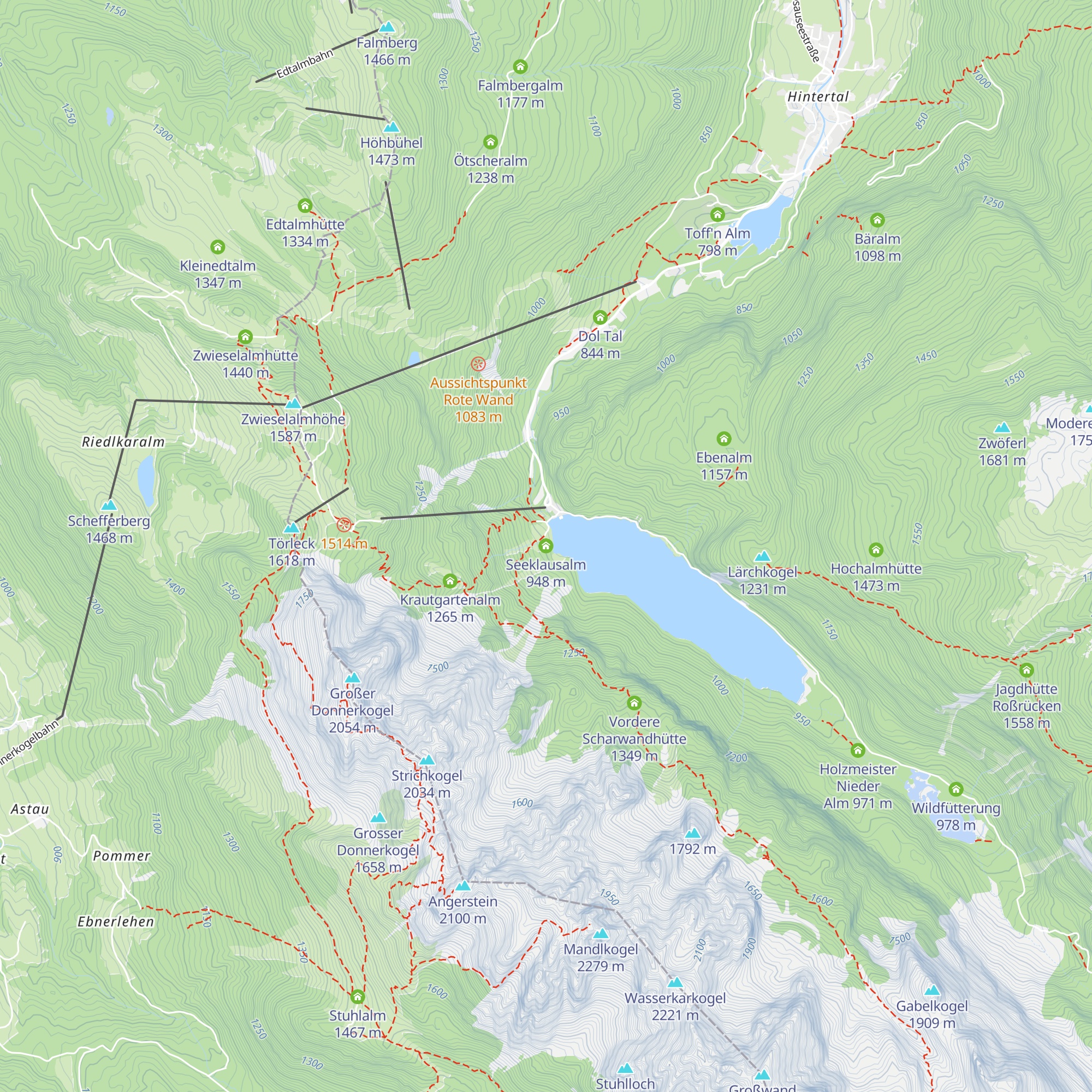 Seeklausalm map