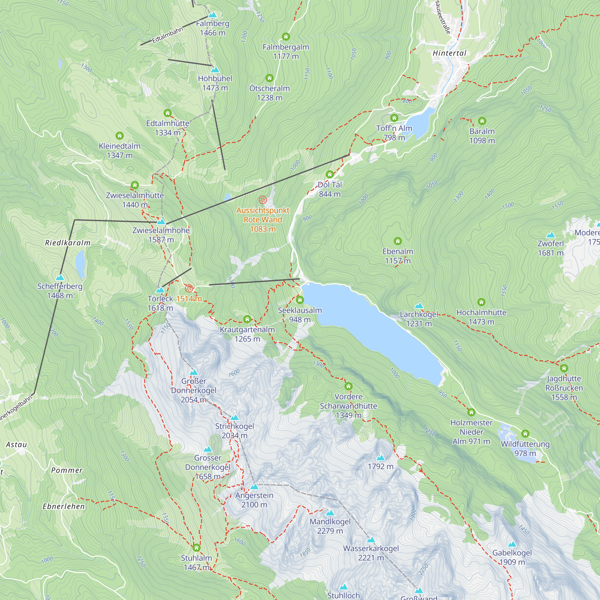 Seeklausalm map